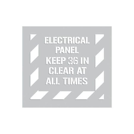Accuform Floor Marking Stencil PMS309